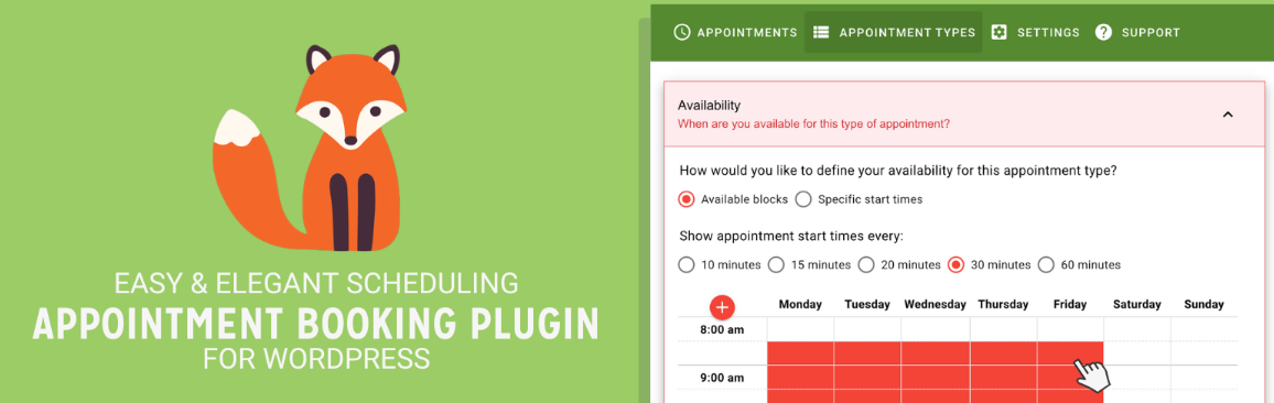Simply Schedule Appointments