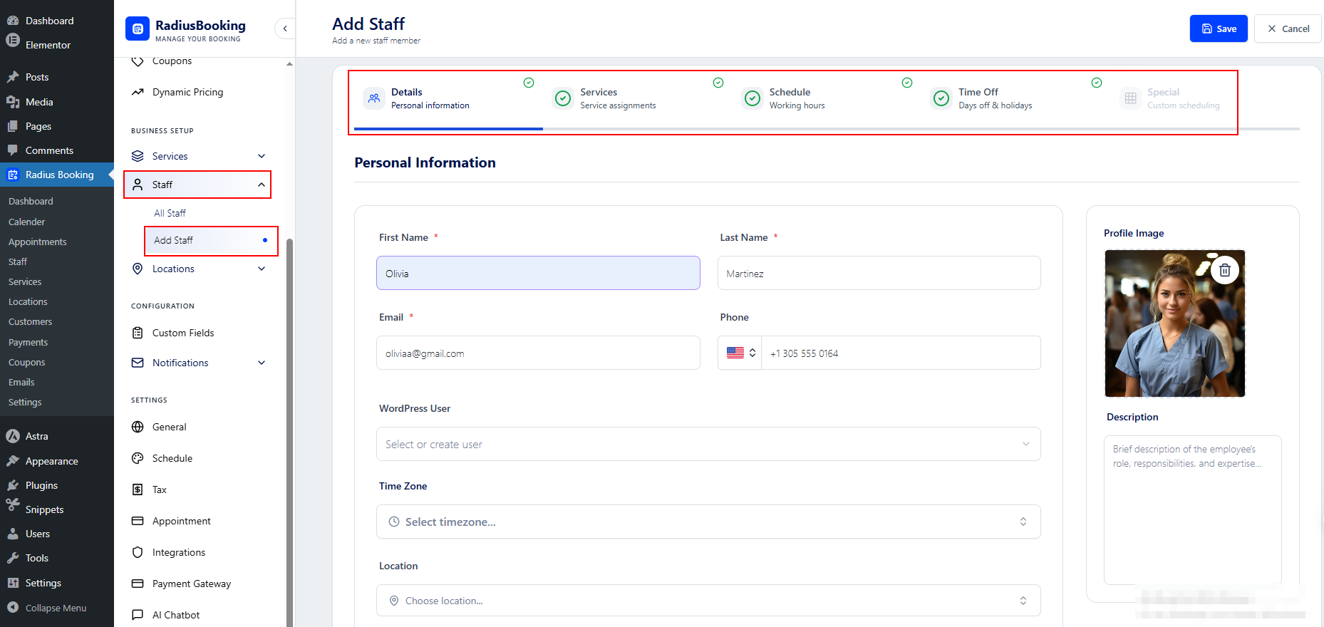 add staff
