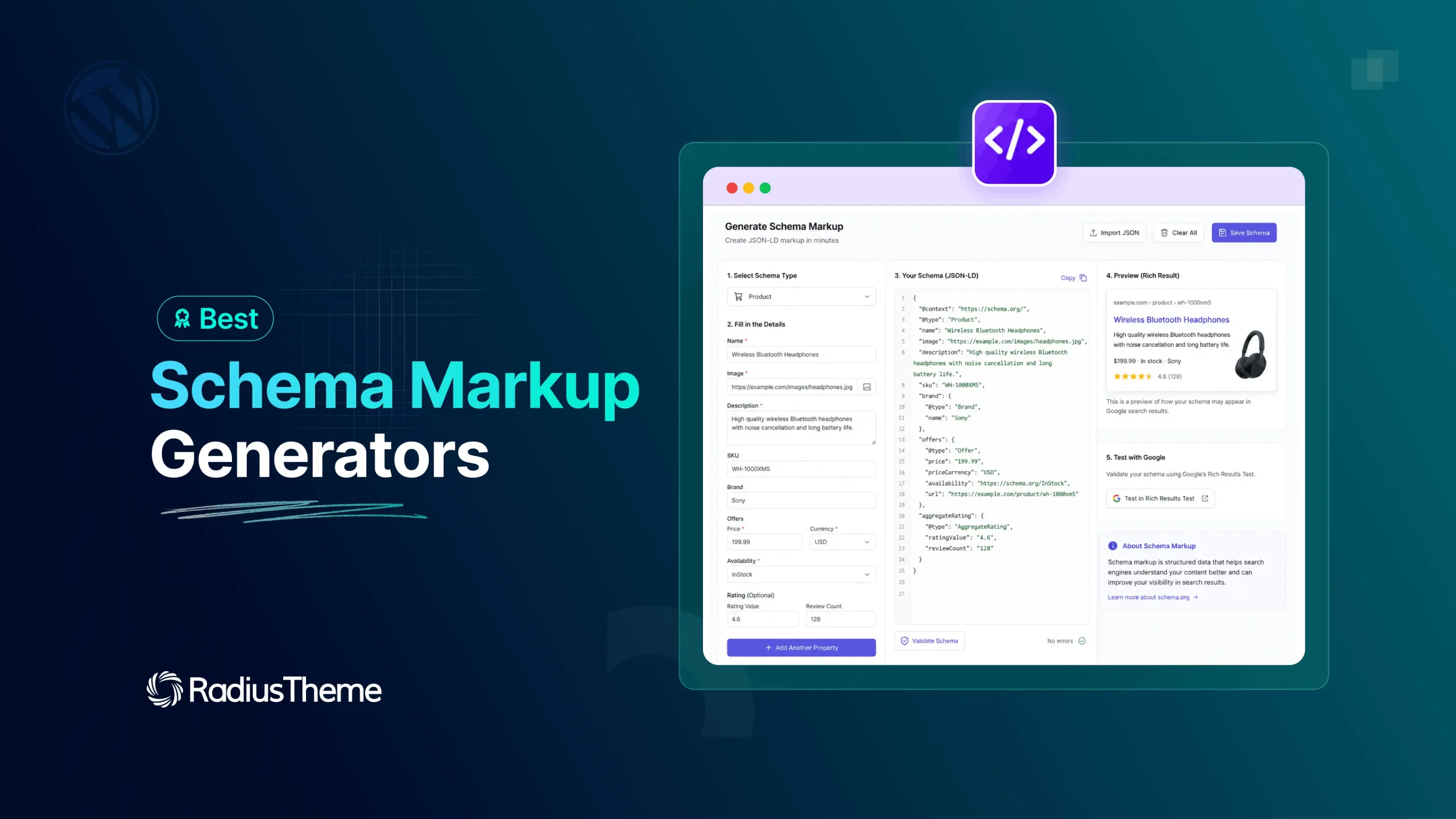 Best Schema Markup Generators