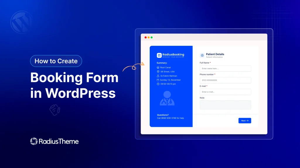 How to Create a Booking Form in WordPress