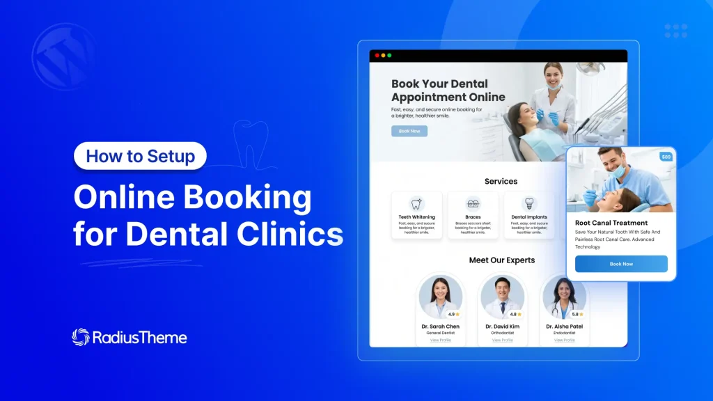How to setup Online Booking for Dental Clinics
