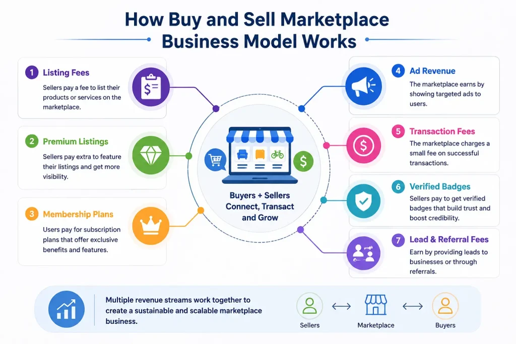 Buy and Sell Marketplace Business Model