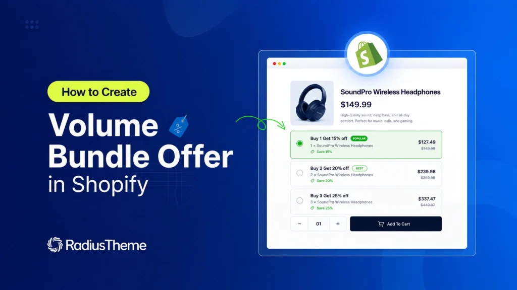 How to Create Volume Bundle Offer in Shopify
