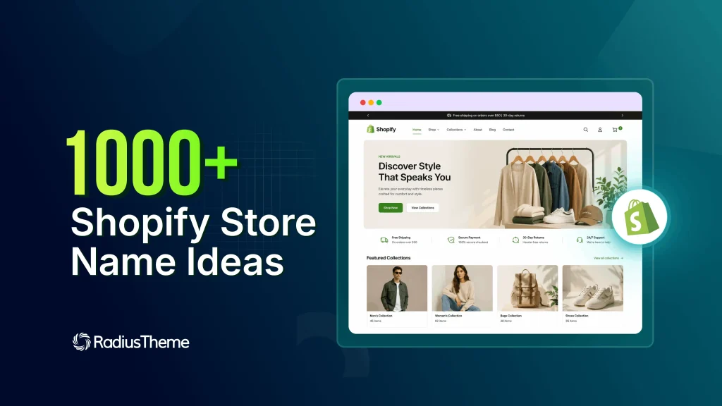 Shopify Store Name Ideas