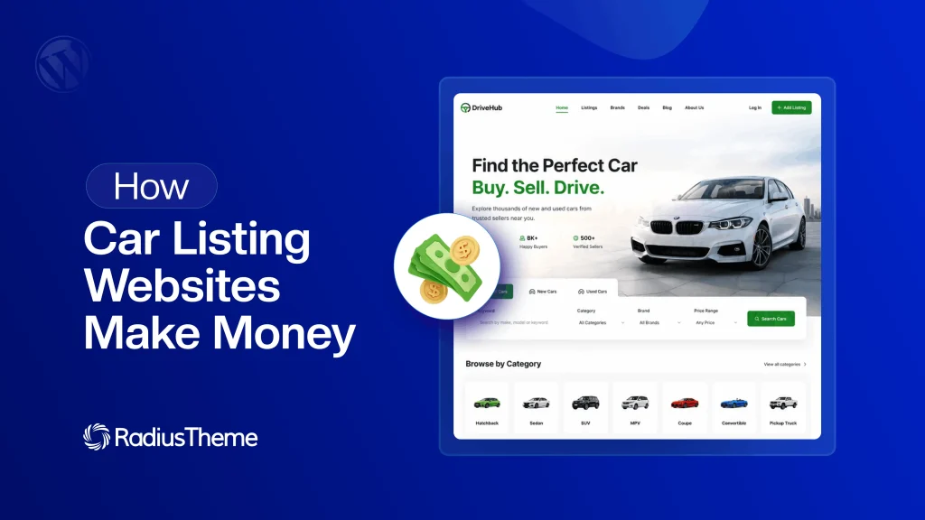 How Does a Car Listing Website Make Money