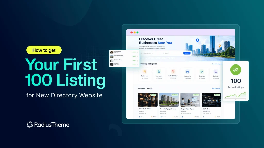 How to Get Your First 100 Listings for a New Directory Website