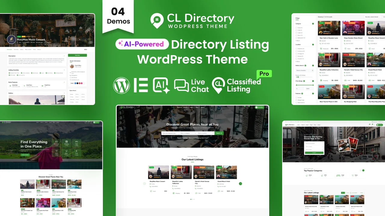 Directory WordPress Theme | Business Listings & Maps - CLDirectory